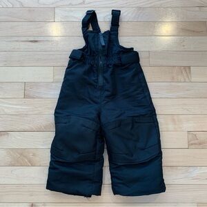 Cherokee baby size 12 months black snow bibs pants for boy or girl